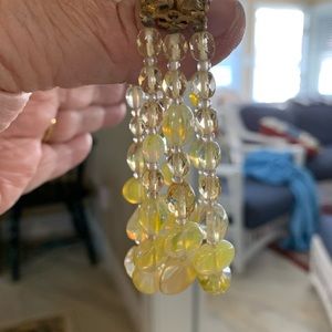 Vintage German Glass Bracelet